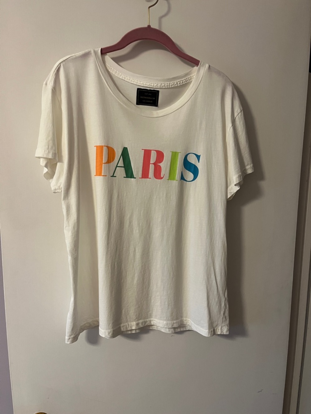 Paris tee, 100% cotton.